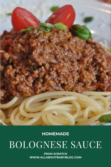 Bolenese Sauce, Homemade Bolognese Sauce, Italian Meat Sauce, Homemade Bolognese, Bolognese Sauce Recipe, Vegan Bolognese, Food Italian, Bolognese Recipe, Homemade Lasagna