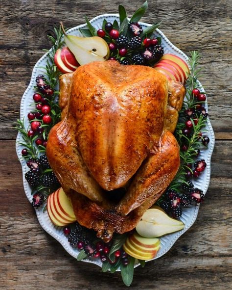 Oven Roasted Turkey, Christmas Turkey, Whole Turkey, Primal Kitchen, Turkey Recipe, Garlic Herb, Herb Butter, Roasted Turkey, Oven Roast