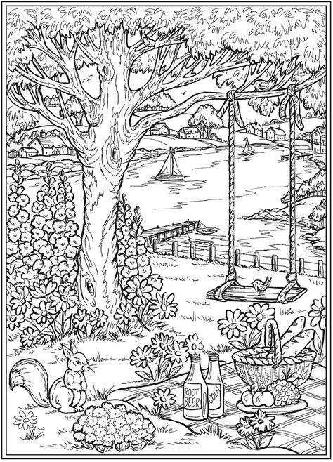 Welcome to Dover Publications Dover Coloring Pages, Picture Book Activities, Dover Publications, Fruit Stands, Kids Activity Books, Relaxing Activities, Enjoy The Little Things, Fiction And Nonfiction, Cute Coloring Pages