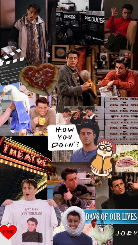 #joey #joeytribianni #friends Quirky Apartment, Chandler Friends, Joey Friends, Trippy Iphone Wallpaper, Matt Leblanc, 90s Memories, Joey Tribbiani, Friends Moments, Friends Series