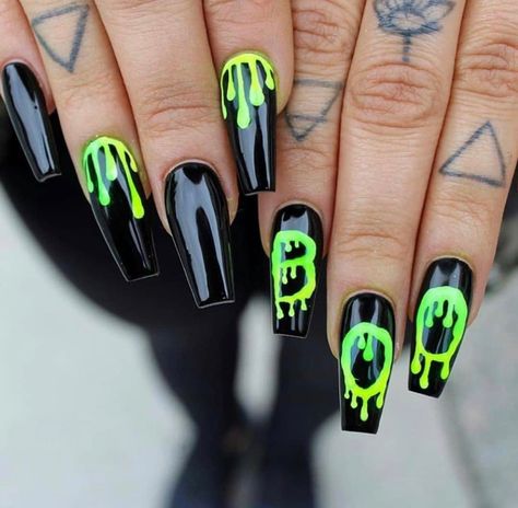 Black Halloween Nails, Halloween Nails Diy, Holloween Nails, Witchy Nails, Finger Art, Halloween Acrylic Nails, Cute Halloween Nails, Colorful Nail, Grunge Nails