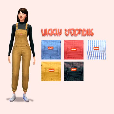 Maxis Match CC World - S4CC Finds Daily, FREE downloads for The Sims 4 Utility Overalls, Sims Stories, Sims 4 Mm Cc, Sims 4 Dresses, Sims 4 Mm, Sims Four, Body Outfit, Sims4 Clothes, Sims 4 Cc Packs