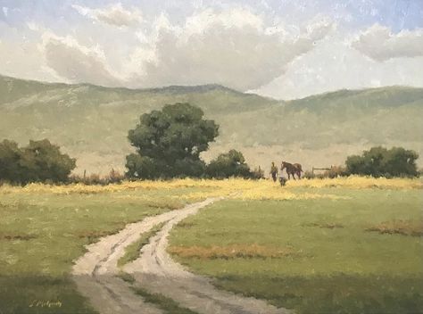 Vintage Landscape Painting Aesthetic, Landscape Pictures Horizontal, Countryside Landscape Photography, Country Scenes Painting, Landscape Pictures Aesthetic Horizontal, Countryside Paintings Landscapes, Rural Landscape Painting, English Countryside Landscape, Horizontal Aesthetic Pictures