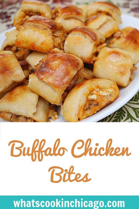 Stuffed Pretzel Bites, Recipe For Ham, Super Bowl Snacks, Buffalo Chicken Bites, Baked Buffalo Chicken, Buffalo Chicken Wings, Blue Cheese Dressing, Delicious Appetizer Recipes, Superbowl Snacks