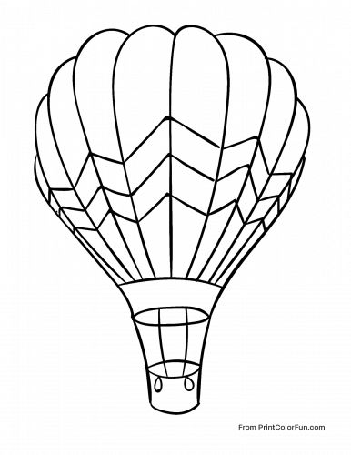 Hot air balloon with lines coloring page - Print. Color. Fun! Hot Air Balloon Coloring Pages, Hot Air Balloon Quilt, Balloon Coloring Pages, Balloon Quilt, Hot Air Balloon Drawing, Hot Air Balloon Clipart, Balloon Clipart, Vintage Hot Air Balloon, Air Gear