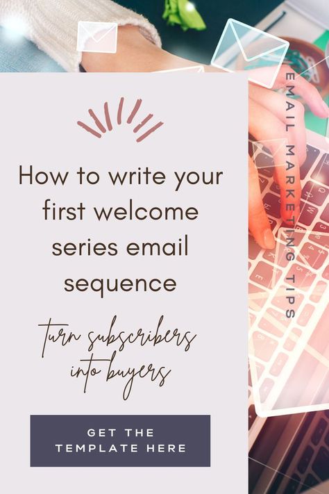 How to write a welcome email sequence that turns subscribers into buyers. Welcome email examples. Email writing. Email sequence template. Email Sequence Template, Welcome Email Template, Writing Email, Email Sequence, Welcome Emails, Email Writing, Email Examples, Email Template, Email Templates