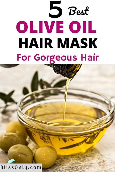 Applying an Olive Oil Hair Mask provides total nourishment to your hair and solves issues like hair loss, dandruff, dry, frizzy hair, split ends and more. It also works as deep conditioner and stimulates hair growth. Read on to know more. #deepconditioner    #oliveoilforhair #hairmasksforhairgrowthdiy #eggandoliveoilhairmask #oliveoilbenefits Olive Oil Hair Growth, Olive Oil Hair Mask, Hair Split Ends, Hair Shedding Remedies, Hair Mask For Dandruff, Oil Hair Mask, Hair Mask Recipe, Homemade Hair Mask, Olive Oil Hair