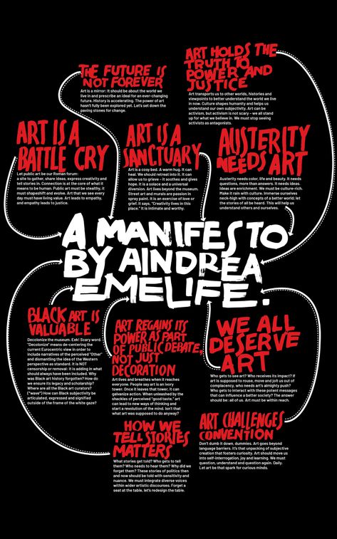 Art Manifesto, Manifesto Poster, Manifesto Design, Brand Manifesto, Logo Creator, Protest Art, Create Logo, Art Society, Graphic Design Fonts