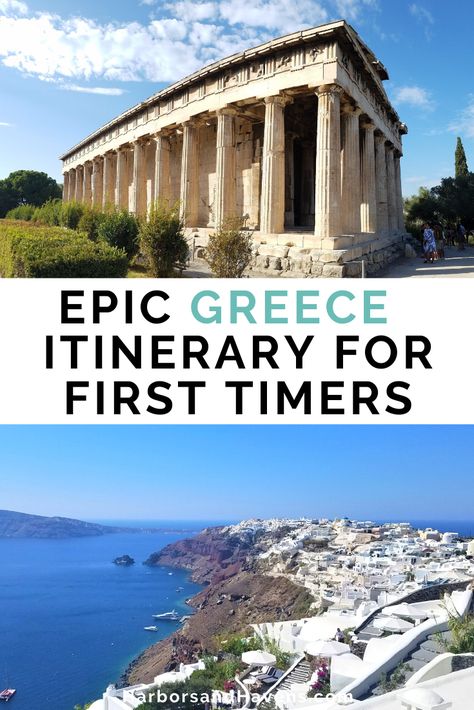 12 Day Greece Itinerary, Best Time To Go To Greece, Greek Island Vacation, Best Time To Visit Greece, Must See In Greece, Best Places To Travel In Greece, 10 Days In Greece Itinerary, 10 Day Greece Itinerary, Greece Islands Top 10