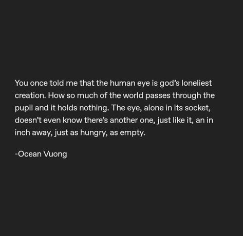 Ocean Vuong Aesthetic, Ocean Vuong Poems, Ocean Vuong Quotes, Ocean Poetry, Ocean Poem, Book Snippets, Ocean Vuong, Eyes Poetry, Sylvia Plath Quotes