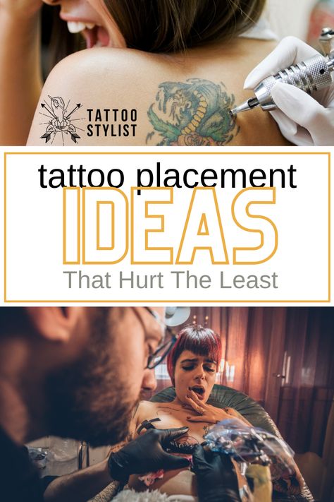 Too Much Tattoo, Snall Tattoos, Least Painful Tattoo, Women Tattoo Placement, Hidden Tattoo Placement, Leg Tattoo Placements, Plus Size Tattoos, Rose Tattoo Placement, Be Still Tattoo