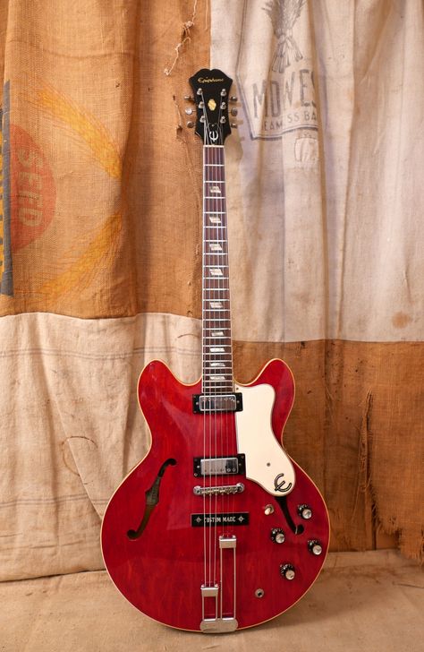 Epiphone Riviera, Epiphone Sheraton, Cherry Red, Electric Guitar, Cherry, Guitar, Red, Quick Saves