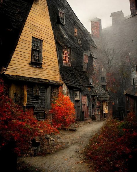 Salem Aesthetic, Salem Massachusetts, Autumn Magic, Dark Autumn, Autumn Scenes, Season Of The Witch, Autumn Scenery, Fall Feels, Wow Art