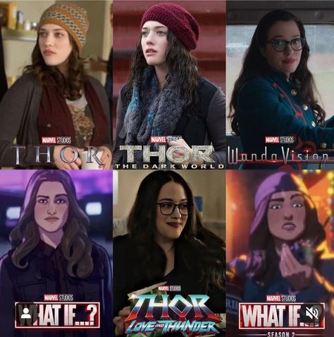 What If Season 2 Marvel, Darcy Lewis, Super Movie, Kat Dennings, Marvel Images, Kissing Booth, Marvel Thor, Marvel Memes, Marvel Art