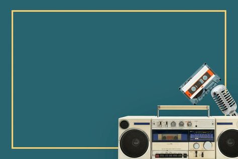 Music Background Design, Radio Wallpaper, Old Music Player, Hypebeast Wallpaper Iphone, Inspirational Phone Wallpaper, Old Radio, Music Background, Phone Quotes, Radio Vintage