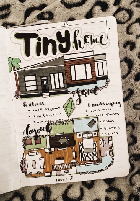 Architecture drawing bullet journal plan House Journal, Home Design Plan, Bullet Journal Writing, Tiny Home, Tiny House Design, Journal Writing, Dream Room, My Dream Home, Architecture Drawing