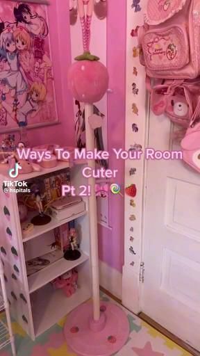 Kawaii Bedroom Furniture, Room Tips Bedrooms, Room Inspo Cutecore, Kawaiicore Room Decor, Room Ideas Cutecore, How To Make Your Room Kawaii, Kawaii Decor Diy, Cutecore Bedroom Ideas, Cute Core Room Ideas