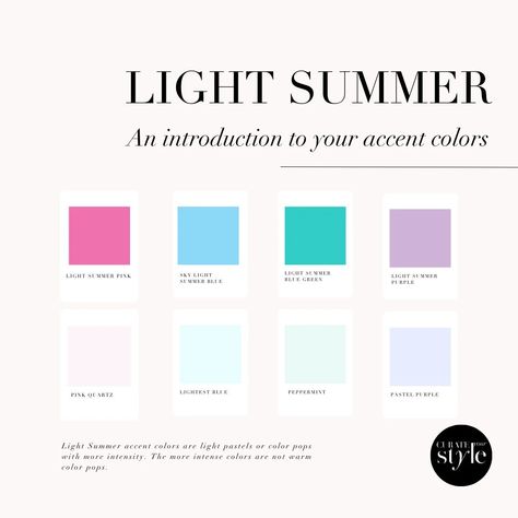 Light Summer Hair, Light Summer Makeup, Light Summer Style, Color Palette Light, Color Analysis Summer, Light Summer Color Palette, Nail Polish Colours, Nail Polish Colors Summer, Summer Nail Polish