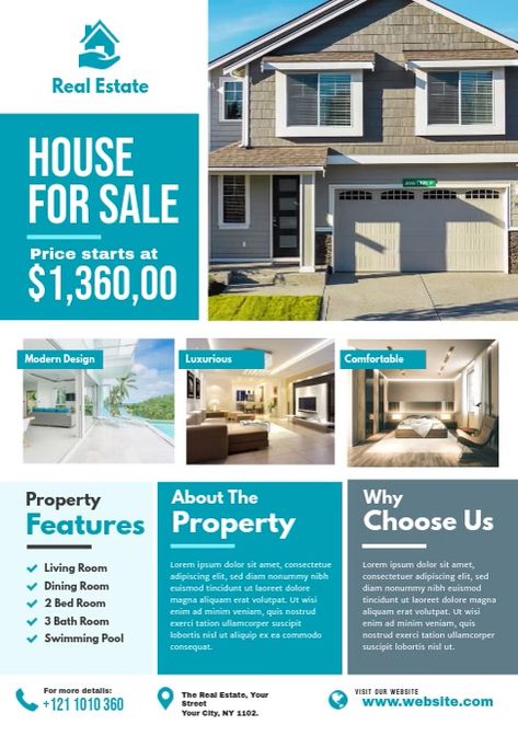 4,590+ House For Sale Advertisement Template Customizable Design Templates | PosterMyWall Sale Advertisement, Property Ad, Invert Colors, Background Search, Real Estate Ads, Real Estate Flyer Template, Bungalows For Sale, Ad Template, Solid Color Backgrounds