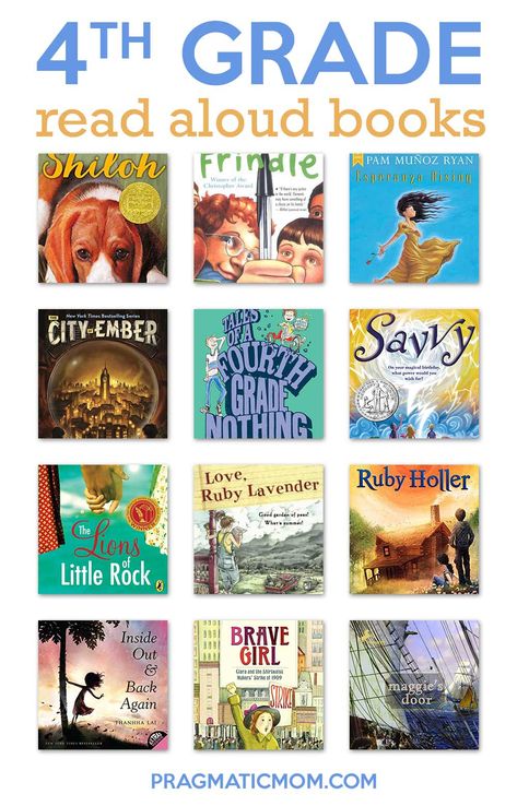 Top 4th Grade Read Aloud Books | Pragmatic Mom