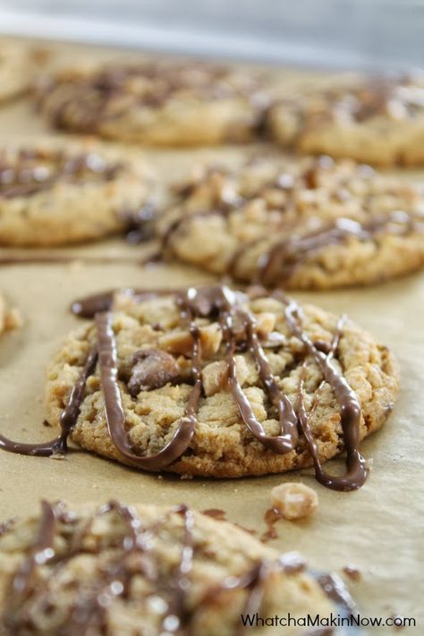 Heath Cookies, Heath Bar Cookies, Toffee Bites, Heath Bar, Best Cookies Ever, Cookies Soft, Toffee Cookies, Butter Toffee, Holiday Foods