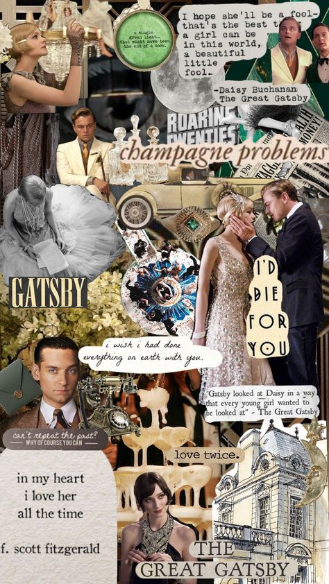 will you still love me, when I'm no longer young and beautiful? #TheGreatGatsby #NickCarroway #DaisyBuchanan #20's #luxury #flapperera #Gatsby #romance #drama #f.scottfitzgerald #classicliterature #LeonardoDicaprio #TobeyMaguire #Booksandmovies #novel #aesthetic The Great Gatsby Collage, Jay Gatsby Aesthetic, The Great Gatsby Aesthetic, Great Gatsby Project, Great Gatsby Aesthetic, Gatsby Aesthetic, 30s Birthday, Novel Aesthetic, Aesthetic Studying