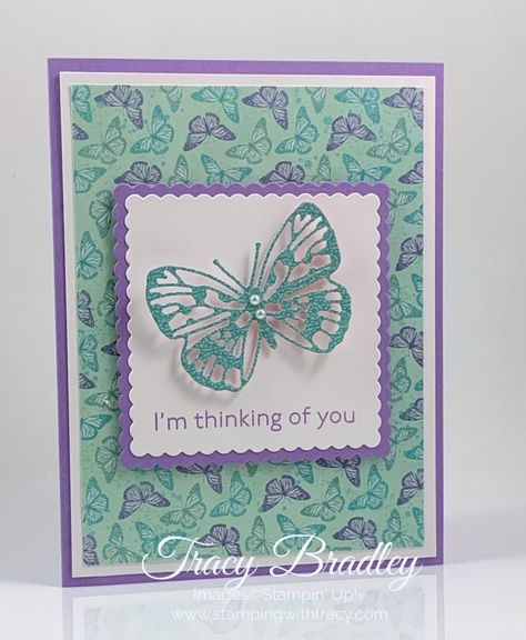 Butterfly Cards Handmade, Flowers Paper Craft, Butterfly Brilliance, Butterfly Bouquet, Make Paper Flowers, Purple Cards, Easy Paper Flowers, Hand Made Greeting Cards, Flowers Paper