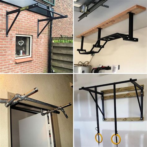 Building a DIY pull up bar at home is a rewarding project that blends functionality with fitness. Offering 20 homemade DIY pull-up bar ideas, this guide is crafted to help you design and build your own workout equipment tailored to your space and fitness level. The instructions are clear, ensuring you have a strong and secure setup for your exercise routine. Building your own pull-up bar not only saves money but also allows for customization to fit your specific needs. Whether you plan to ... Pull Up Bar In Bedroom, Chin Up Bar Diy, Pull Up Bar At Home, Diy Steel Projects, Pullup Bar Diy, Pull Up Bar Exercises, Pull Up Bar Diy, Homemade Pull Up Bar, Homemade Workout Equipment