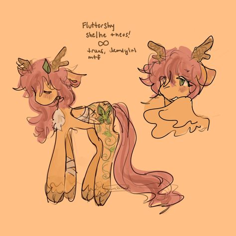 Ponytown Mane Ideas, Mlp Redesigns Fluttershy, Fluttershy Redesign, Mlp Redesigns, Mlp Drawing, Walpapers Cute, Mlp Art, My Lil Pony, Mlp Fan Art