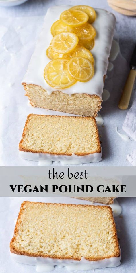 Vegan Lemon Pound Cake, Vegan Lemon Loaf Cake, Eggless Pound Cake, Vegan Loaf Cake, Vegan Pound Cake Recipe, Vegan Pound Cake, Vegan Lemon Loaf, Perfect Pound Cake, Vegan Loaf