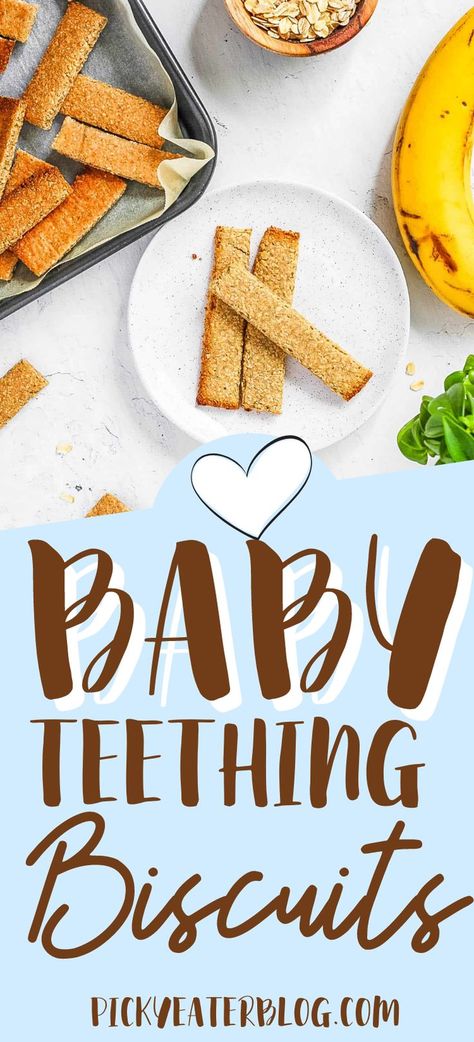 Homemade Teething Biscuits, Homemade Crackers Healthy, Baby Teething Biscuits, Healthy Baby Snacks, Crackers Homemade, Homemade Baby Snacks, Teething Biscuits, Baby Led Weaning First Foods, Weaning Foods