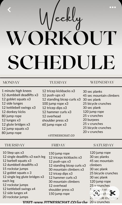 Fitness Schedule Weekly, Fwtfl Workouts, Fitness Era, Fitness Schedule, Lean Workout, Living Room Workout, Gym Schedule, Amrap Workout, Cardio Challenge