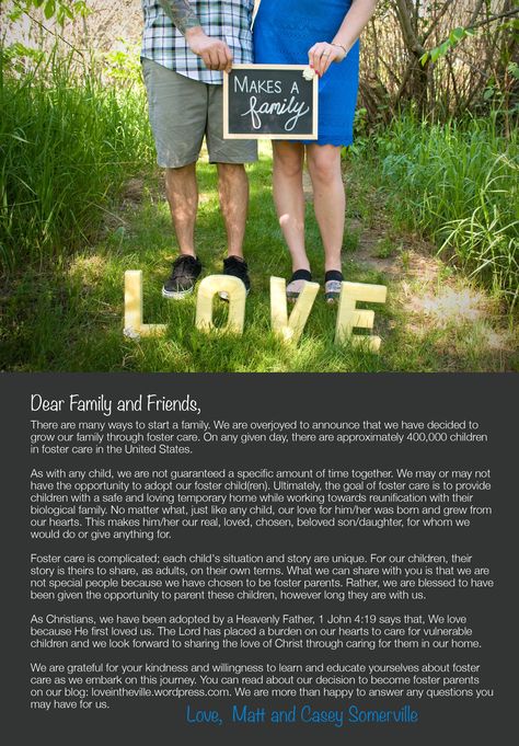 Our foster care announcements-- Love in the Ville Blog Foster Care Announcement, Adoption Announcement, Foster Baby, Foster Care Adoption, Foster To Adopt, Birth Announcement Girl, Parenting Techniques, Foster Family, Discipline Kids