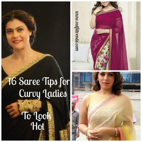 16 tyling ideas to wear saree for curvy women Saree Tips, Plus Size Fashion For Women Indian, Internet Best Friends, Body Temple, Saree Looks, Saree Jackets, Saree Ideas, Blooms Taxonomy, Plus Size 20