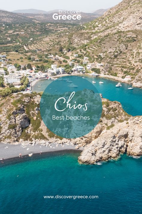 10 Best beaches in Chios 💙 #DiscoverGreece #Chios #AegeanIslands #GreekIslands #travel #Greece #Europe #travelgoals #amazing #beaches#hiddengems #bucketlist #traveltips #travelideas #destinations #vacation #summer #placestogo #travelinspo #beautifulplaces Chios Greece, Greek Holiday, Aegean Islands, Greek Islands To Visit, Amazing Beaches, Travel Greece, Samos, Holiday Planning, Canoe And Kayak