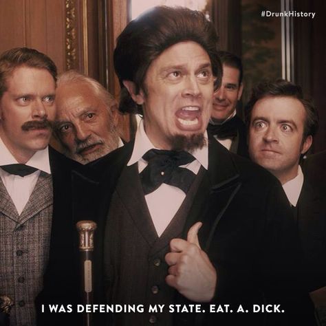 Drunk History on Comedy Central "I was defending my state...." Drunk History, Laugh Factory, Awesome Possum, Tv Funny, History Nerd, History Humor, It's Funny, Laugh At Yourself, Moving Pictures