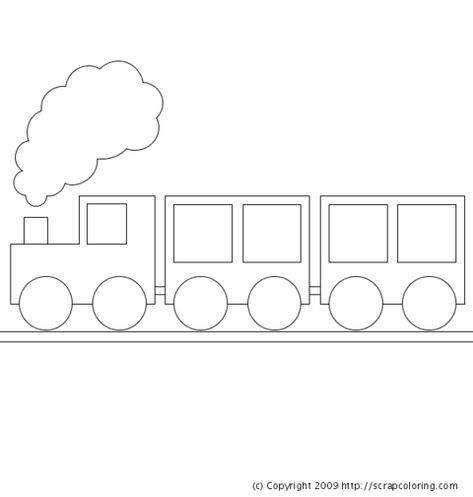 Train Train Crafts, Train Template, Circus Crafts, Template Images, Train Coloring Pages, Train Drawing, Embroider Ideas, Drawing Lessons For Kids, Transportation Theme