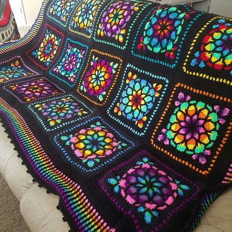 Hantverk Diy, Crocheted Blanket, Crochet Afgans, Mode Crochet, Crochet Blanket Afghan, Crochet Blocks, Crochet Quilt, Haken Baby, Afghan Pattern