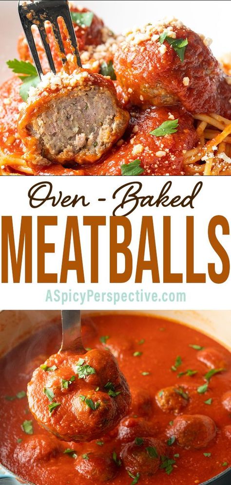 Veal And Pork Meatballs, Beef Pork Veal Meatballs, Ground Beef Pork Veal Recipes, Oven Baked Italian Meatballs, Italian Sausage And Beef Meatballs, Veal Meatballs Italian, Italian Meatball Recipes Oven, Baked Meatballs Oven, Veal Meatballs Recipe