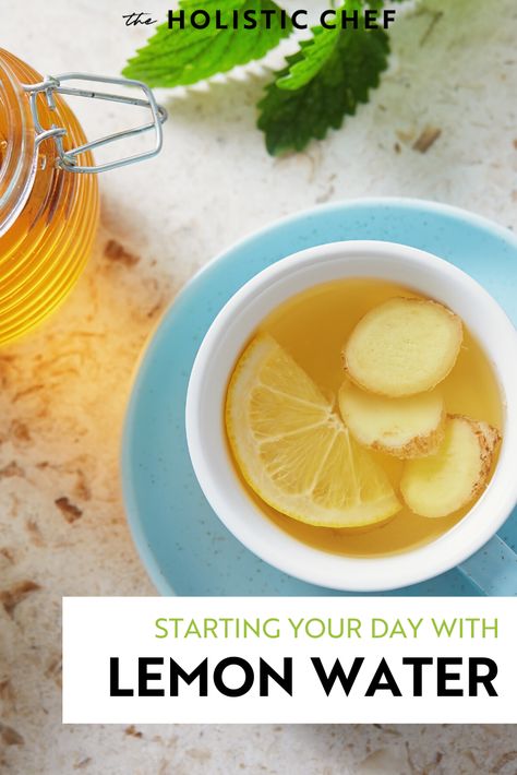 Lemon Ginger Water, Lemon Water Recipe, Drinking Warm Lemon Water, Lemon Water In The Morning, Hot Lemon Water, Pineapple Water, Lemon Diet, Warm Lemon Water, Drinking Lemon Water