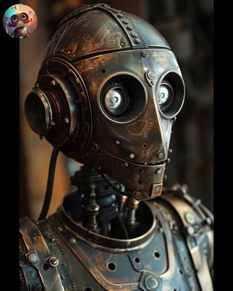 Steam Punk Robot Steampunk Technology Concept Art, Steampunk Robot Concept Art, Steampunk Automaton, Steam Punk Robot, Dnd Steampunk, Character Moodboard, Steampunk Robots, Steampunk Robot, Cyborgs Art