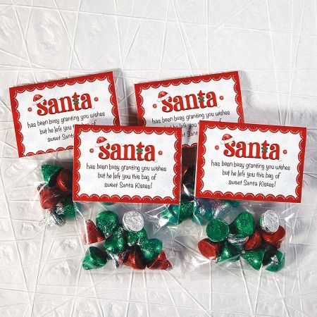 Santa Kisses Bags and Toppers | Current Catalog