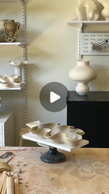 X I R I X on Instagram: "Back into the wavy bowls   #pottery #ceramics #handbuiltceramics #handmadeceramics #coilbuilding #claypottery #ceramicshandmade #stonewarepottery #kilnfiring #australianceramics #wip #workinprogress #ceramicartist #artistofinsta" Bowls Pottery, Functional Ceramics, Kiln Firing, Pottery Ceramics, Pottery Bowl, Stoneware Pottery, Clay Pottery, Ceramic Artists, Hand Built