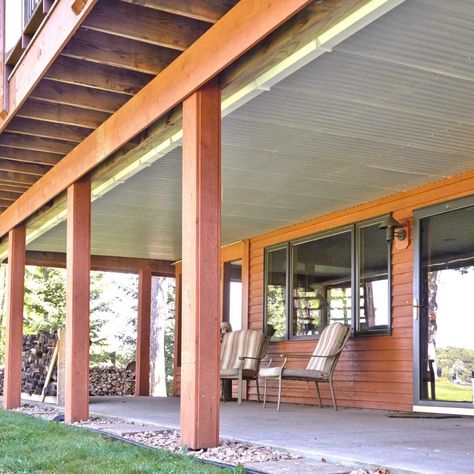 Under Deck Roofing, Under Deck Drainage System, Under Deck Drainage, Under Deck Ceiling, Patio Under Decks, Deck Roof, Second Story Deck, Under Deck, Fibreglass Roof