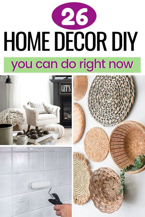 626 DIY Home Decor on A Budget. this is a great tine to redecorate and renovate your home. Use materials you might already have at home. Easy DIY home decoration and decor craft projects on a dime.  Apartment Decorating Ideas #Apartment #Budgethomedecor #DIYhomeDecor #Decorating #DIY #Home #Ideas Home Easy Diy, Art Deco Style Interior, Diy Projects For The Home, Apartment Decorating Ideas, Crafty Decor, Easy Diy Decor, Decorating Diy, Small Bathroom Makeover, Diy House Projects