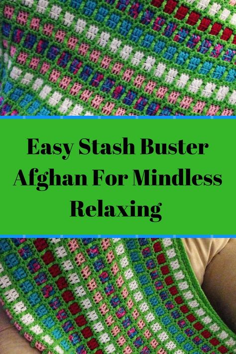 Scrap Yarn Crochet Projects Simple, Crochet Stash Buster Blanket, Yarn Stash Buster Crochet, Crochet Stash Buster Projects, Stash Buster Crochet, Scrap Afghan, Scrap Crochet, Scrap Yarn Crochet, Crochet Afghan Patterns Free