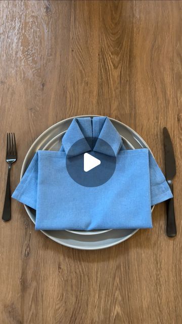 Cloth Napkin Folding Ideas Diy Tutorial, Rectangle Napkin Folding Ideas, Paper Napkins Folding Ideas, Table Napkins Ideas, Napkins Ideas, Napkins Folding, Napkin Folding Tutorial, Napkin Folding Ideas, Cloth Napkin Folding