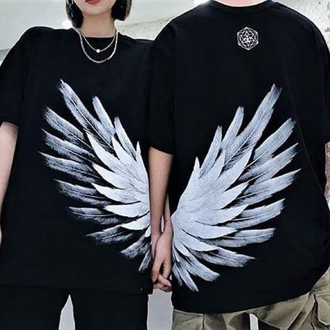 Grab a pair for best results! TAG your partner. Use "WINGED" on checkout to get a $10 discount. Valid only until Sept. 29 so grab one now! ✔ l 100% Quality Guarantee 🚚 l FREE Shipping 🔒 l SSL Encrypted Checkout Shirt Design Inspiration, Wings Design, Puff And Pass, Print Trends, T Shirt Diy, Dia De Muertos, Shirt Design, Fashion Art, Tshirt Print