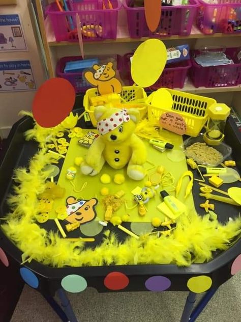 Children In Need Eyfs Activities, Pudsey Bear Crafts, Children In Need Crafts, Children In Need Activities Pudsey, Pudsey Activities, Pudsey Bear Activities Eyfs, Children In Need Activities Eyfs, Nursery Ideas Eyfs, Charity Activities