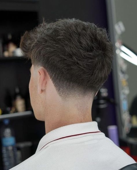 Taper Vs Fade Haircut Difference to Know 2023 Mid Fade Messy Hair, Taper Mid Fade Haircut, Mid Taper Straight Hair, Taper Bas Homme, No Fade Haircut Men, Very Low Fade, Low Taper Fade Haircut Straight Hair, Taper Fade Alto, Low Fade Bajo